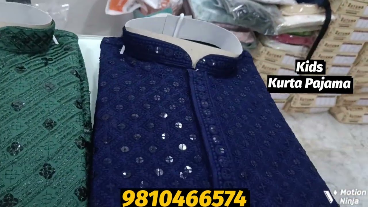 Kids Kurta Pajama Wholesale & Retail KUTUMB Ethnic Wear Kurta Pajama Manufacturing wholesale market