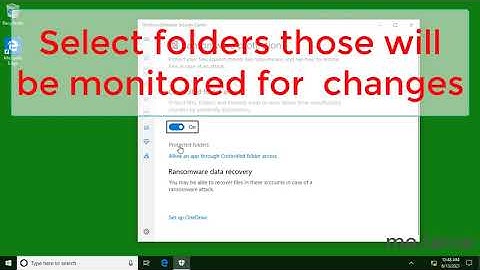 Enable Windows 10 build in Ransomware Protection