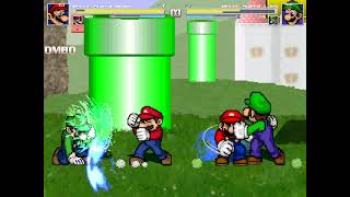 Mugen Request #008: Melee Super Mario and SSB Super Mario VS Melee SSBB Super Luigi