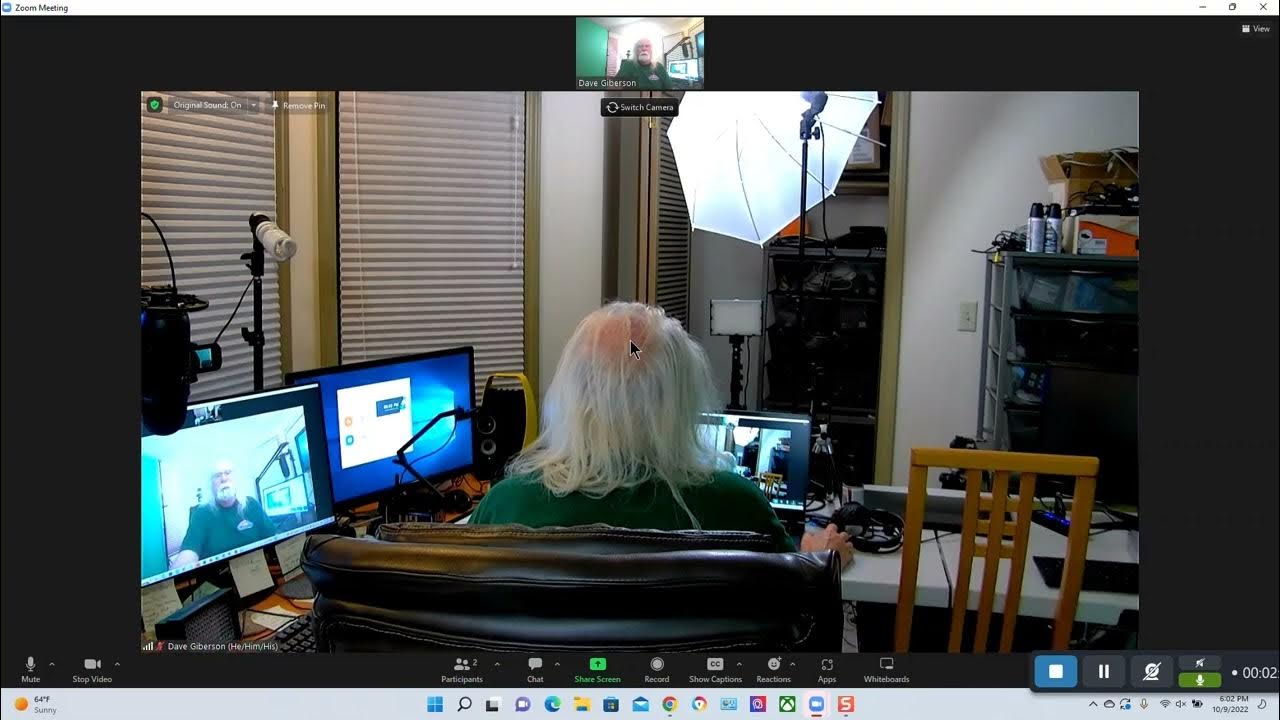 Farend Camera Control in Zoom YouTube