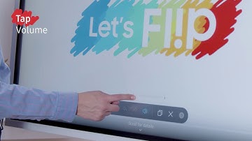 How to screen share wirelessly on the Samsung Flip 2