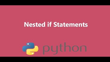 4 - Nested if Statements in Python, Presented by Dr N. Miri