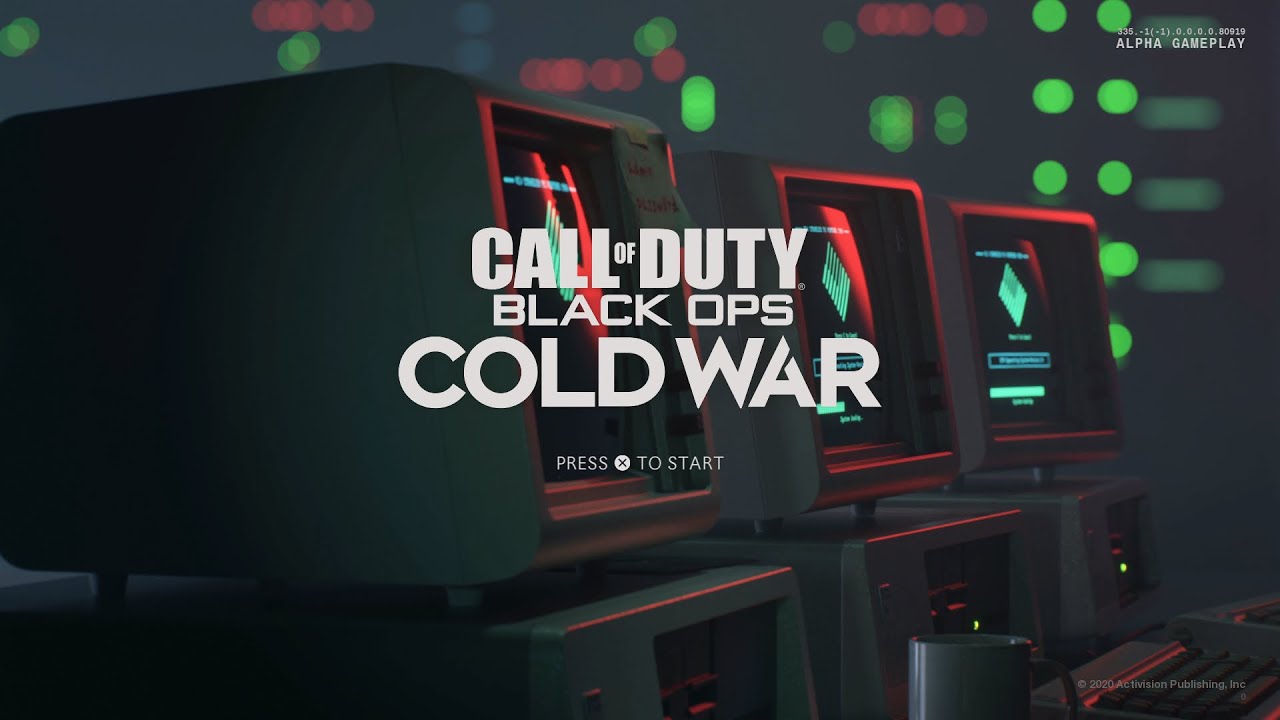 CALL OF DUTY: BLACK OPS COLD WAR ALPHA