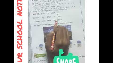 4th Std Maths -Term 1- Unit 2 Numbers-Exercise 2.4 (Page no.:27)