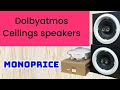 #monoprice #dolbyatmos #ceiling_speakers sales @RockAudios