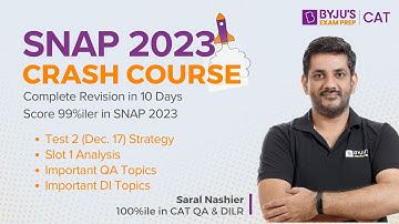 SNAP 2023 Test 2 Strategy | Test 1 Analysis | Important QA, DI & DS Topics | SNAP Question & Answer