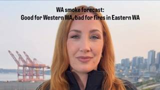 WA smoke forecast: clearing in Western WA