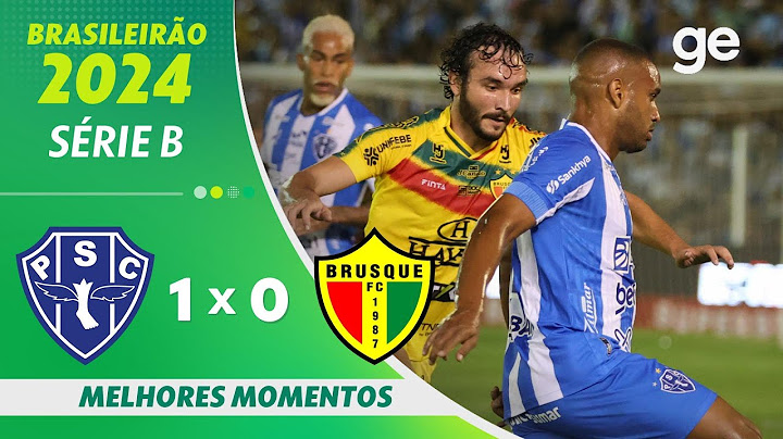 PAYSANDU 1 X 0 BRUSQUE | MELHORES MOMENTOS | 36ª RODADA BRASILEIRÃO  SÉRIE B 2024 | ge.globo