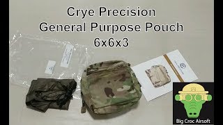 Crye Precision General Purpose Pouch, 6x6x3 , crye gp pouch, crye SSE bag