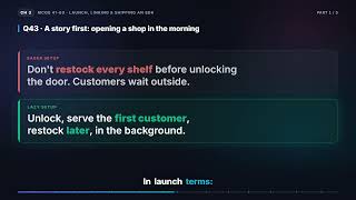 dSYMs & Faster Cold Starts — measuring launch, static vs dynamic lin… | Company A6 iOS Interview 3.1