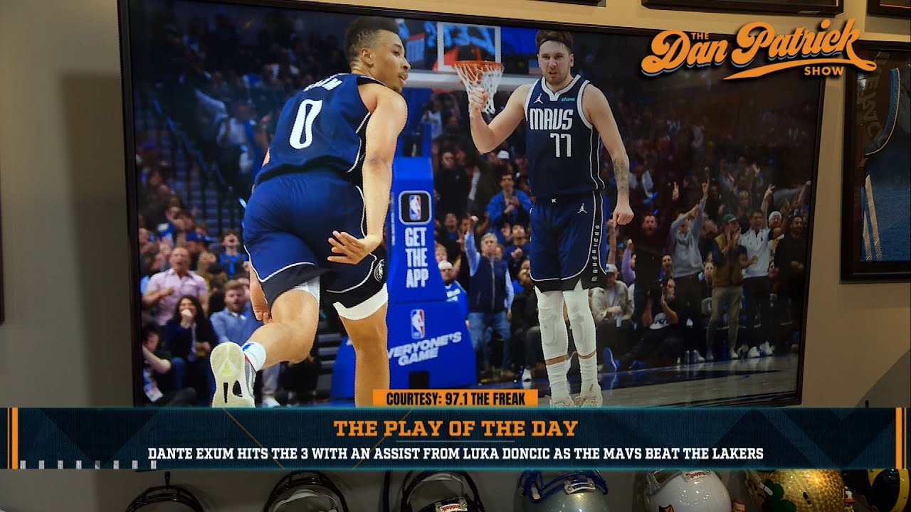 Play Of The Day: Dante Exum Hits The 3 With An Assist From Luka Doncic ...