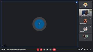 Online Lecture series n web technologies Day 3