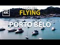 Bateaux du front de mer de porto belo films par drone 4k santa catarina sud du brsil