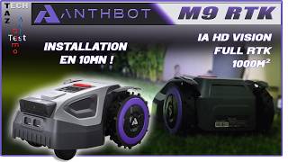 Anthbot M9 Rtk Robot Tondeuse 1000M² - Test Complet - Efficace Pas Cher ?