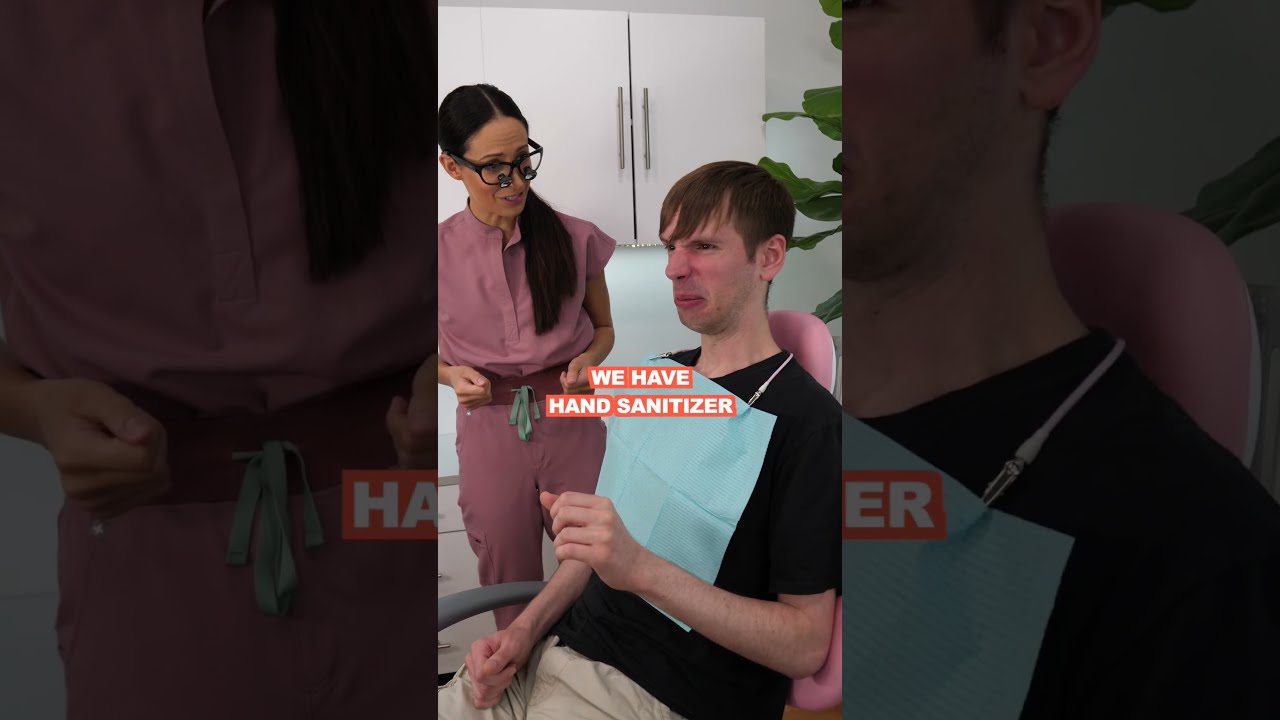 Mouthwash Vs Hand Sanitizer At The Dentist Shorts