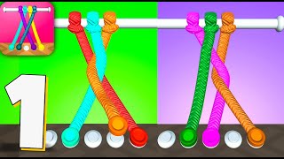 Tangle Master 3D - Gameplay Walkthrough Part 1 - Level 1 - 20 (Android, iOS) screenshot 2