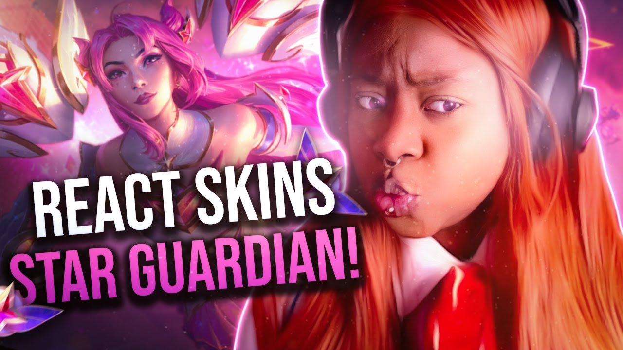REAGINDO ÀS NOVAS SKINS STAR GUARDIAN! │ League of Legends - Jinkiwinkki