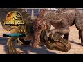 New JP3 Spinosaurus Kill Animation vs T-Rex - Jurassic World Evolution 2 (4K 60FPS)