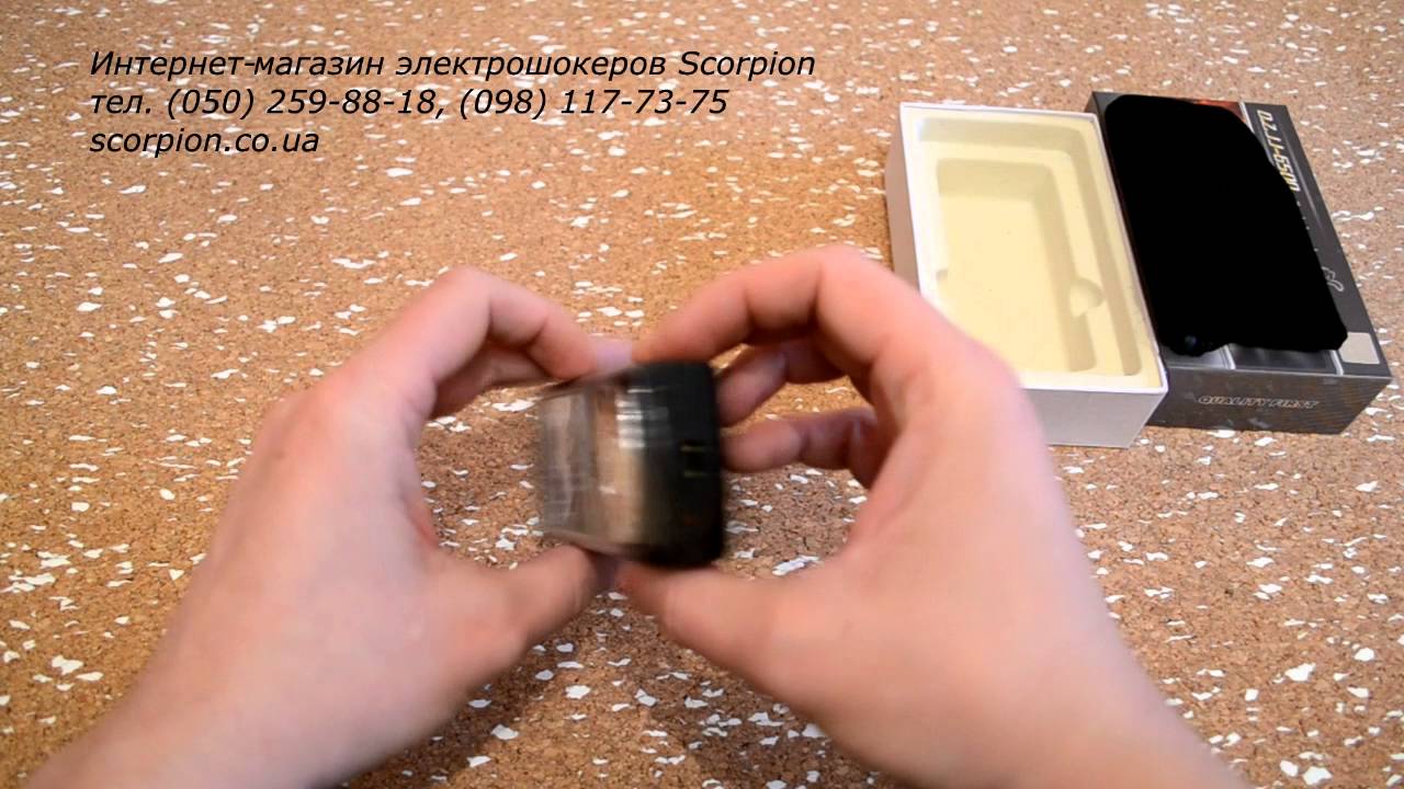 Электрошокер телефон Slide 6500 Обзор - scorpion.co.ua