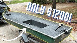 Cheap Bass Boat Conversion | 14ft VHull | Walkthrough/Build