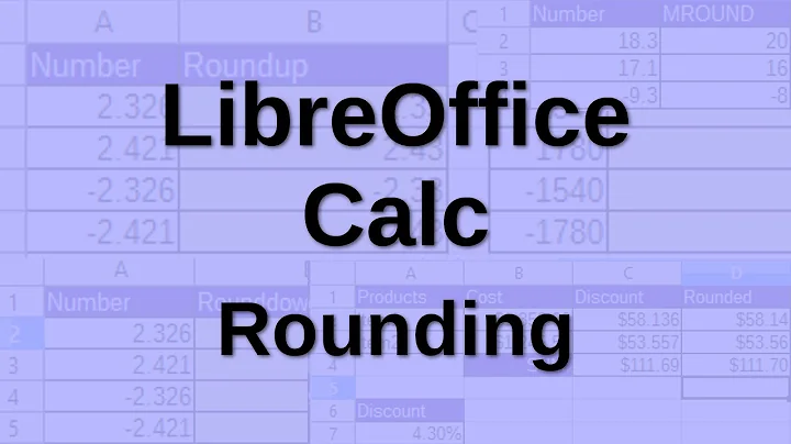 LibreOffice Calc - Rounding