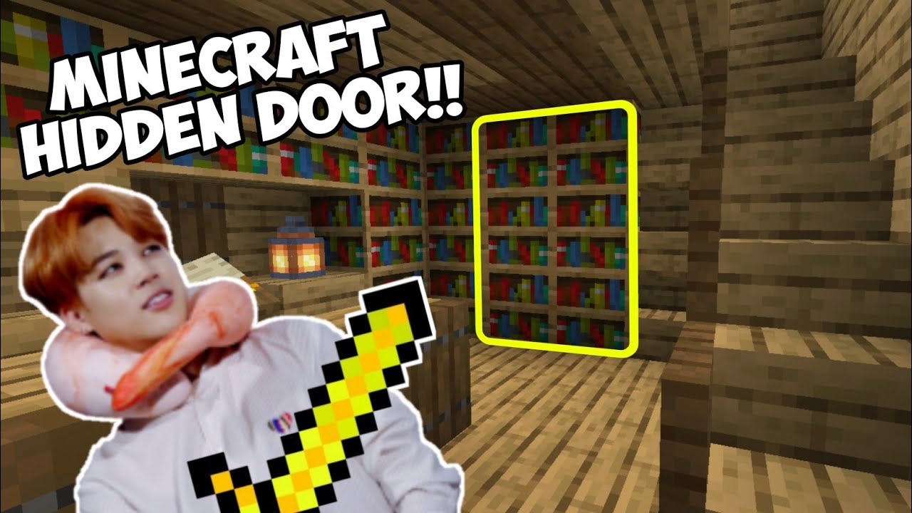How To Build Hidden Door In Minecraft YouTube