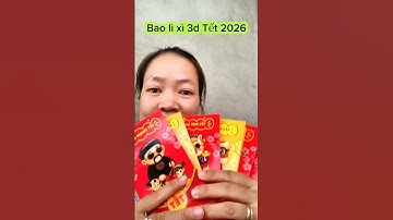 Bao lì xì 3d Tết 2026