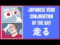 🏃 走る RUN | Japanese Verb Conjugation of the Day #3 💨