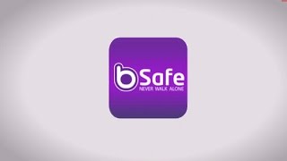 Smartphone safety device - bSafe Never Walk Alone screenshot 1