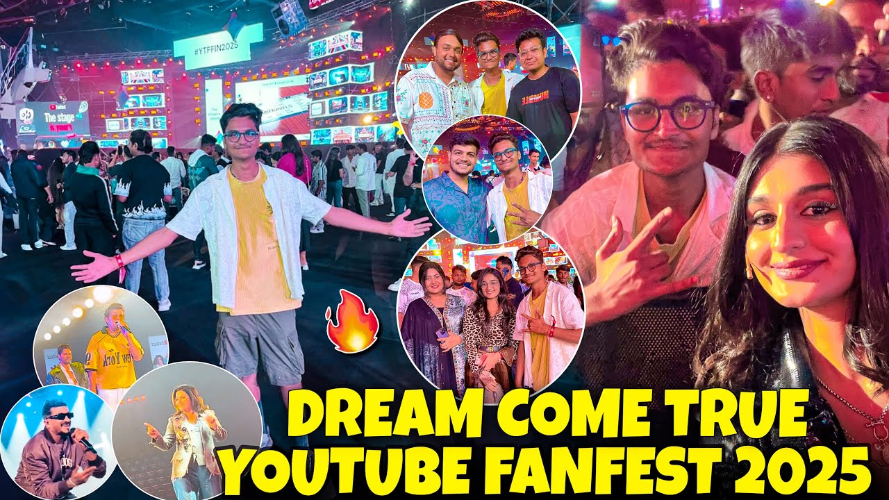 Dream Come True at YouTube FanFest 2025 🎉 | My First Time Experience! 🥹!
