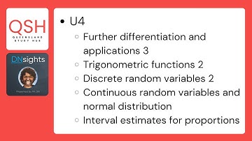 QCE Mathematical Methods - Unit 4 Masterclass | DNsights
