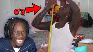 Kai Cenat is Talking About His Height For 3 Minutes and 55 Secends