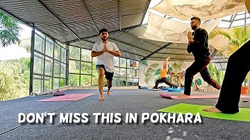 Relaxing Yoga Near Phewa Lake In Pokhara |  Must Visit Cafes | Nepal | Two Off To