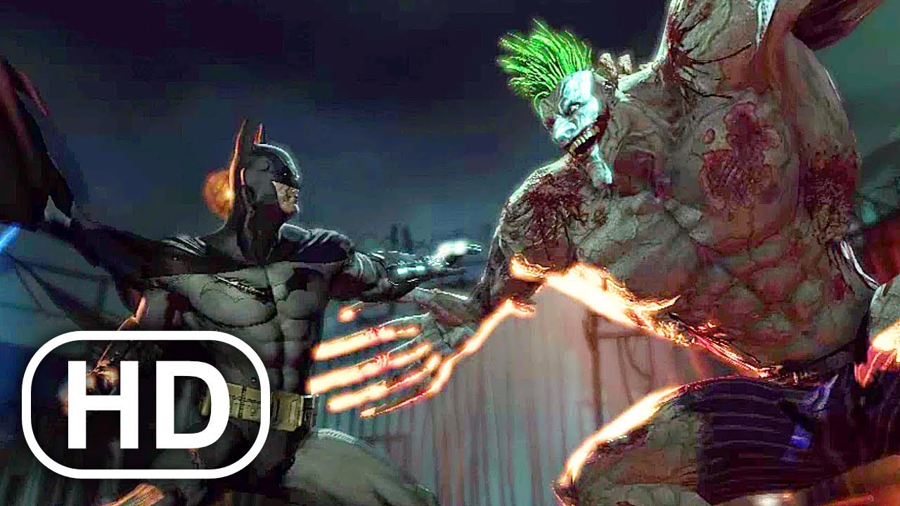 BATMAN Vs MONSTER JOKER Fight Scene Cinematic - Batman Arkham Asylum -  YouTube