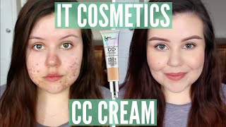 IT Cosmetics Matte CC+ Cream Oil-Free with SPF 40 😍🤯 Say Bye Bye to Under Eye 🤯🥰 #shorts