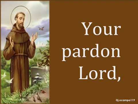 Prayer of Saint Francis with Lyrics