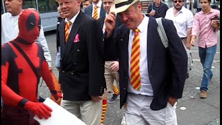 ASHES 2015 Trent Bridge 4th test Day 1 Eng v Aus cricket fans arriving