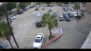 Robbery elderly in a commercial parking lot CCTV Footage