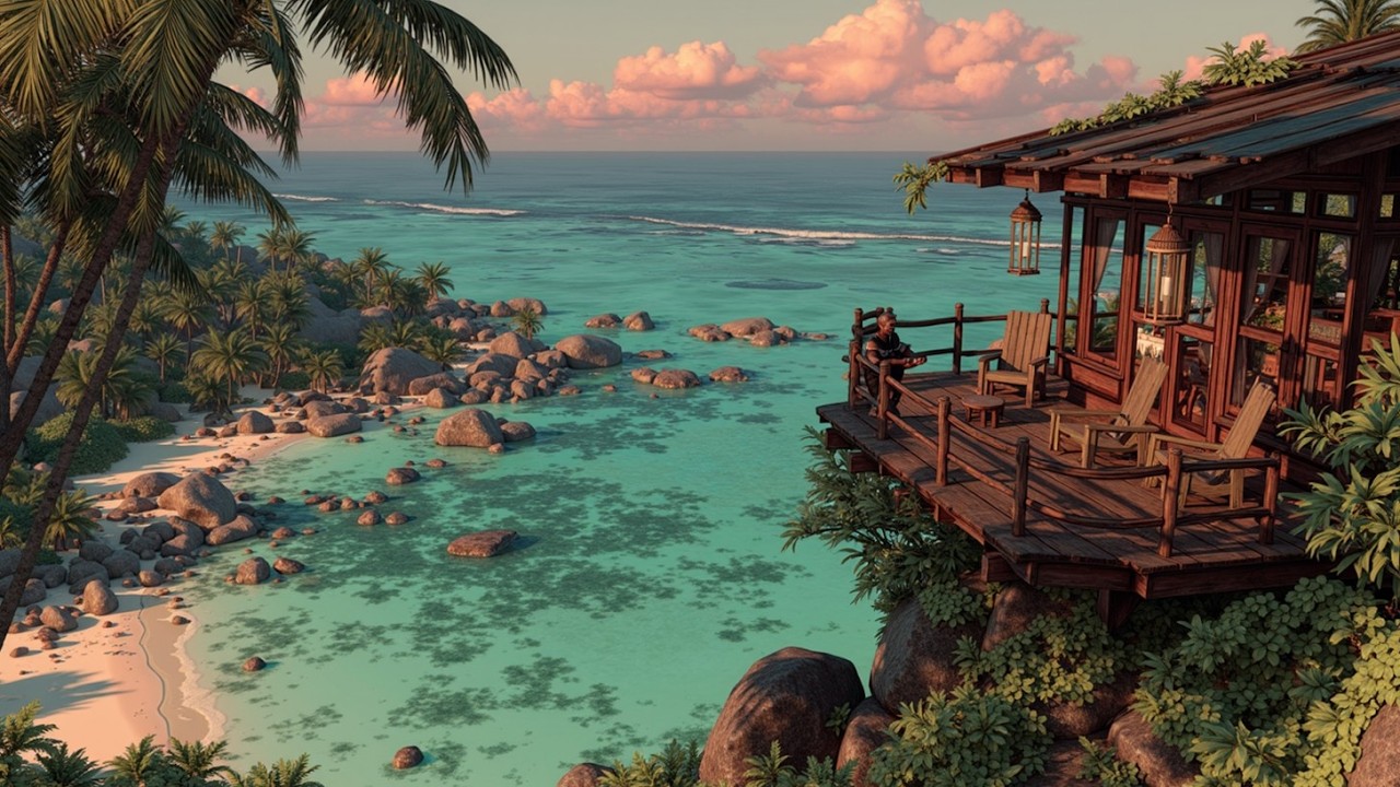 Поздняя ночь Босса Нова чилл вибрации тропический пляжный курорт лаунж музыка