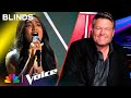 Tasha jessens gorgeous version of leon bridges river  the voice blind auditions  nbc