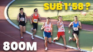 800M GOAL UNDER 1'58 MIN! - Occitanie Elite Championships!