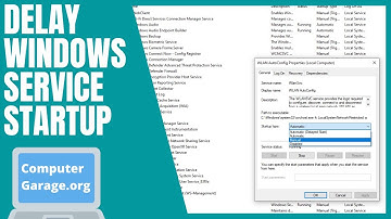 How to Delay Windows Service Startup Windows 10