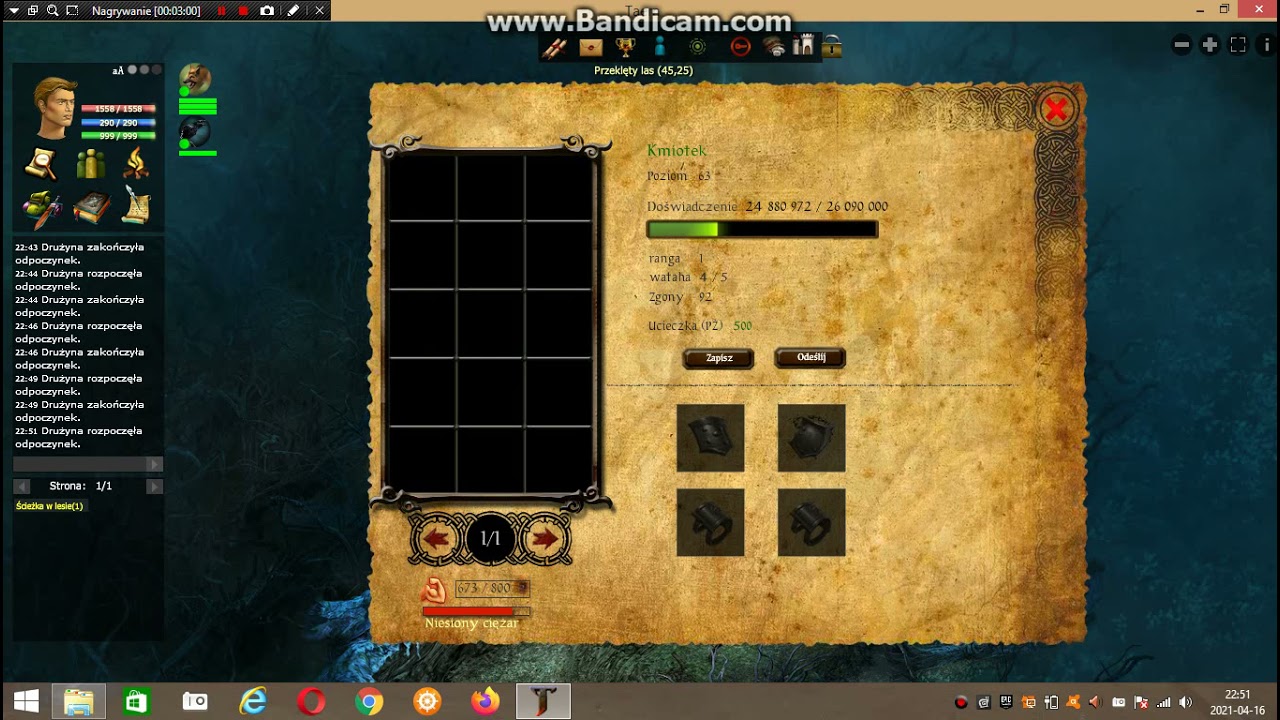 Zagrajmy w The Pride of Taern Wilczur 63 lvl z Husarionem !!!!!!!!Test