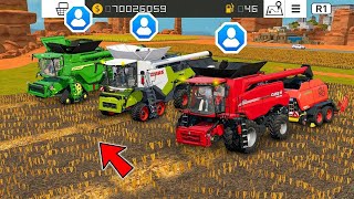 Fs 18 Multiplayer Harvesting Corn &amp; Crops Gameplay | Farming Simulator 18 Timelapse #fs18 
