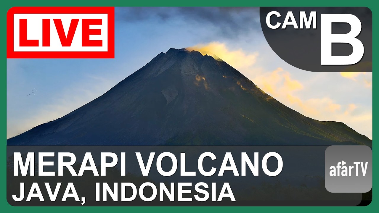 Live: Members-Only Merapi Volcano Erupting (Cam B) - YouTube