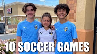 HOW DID WE DO IT? 3 KIDS AND 10 SOCCER GAMES IN ONE WEEK | COMPETITIVE CLUB SOCCER TOURNAMENTS