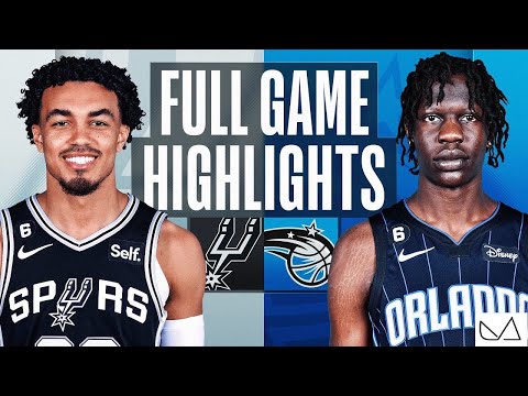 San Antonio Spurs vs Orlando Magic FULL GAME HIGHLIGHTS｜2022-23 NBA Season｜12/23 2022