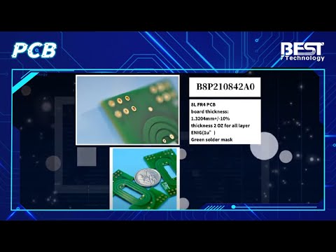 The 8-layer of 2OZ heavy copper PCB comes from the best technology in China