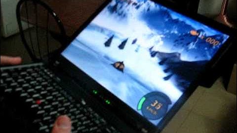 TUXRACER Active Protection game on Thinkpad T60