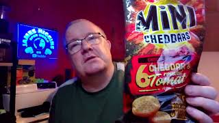 JACOBS MINI CHEDDARS. CHEESY CHEDDARS ROASTED TOMATO. REVIEW